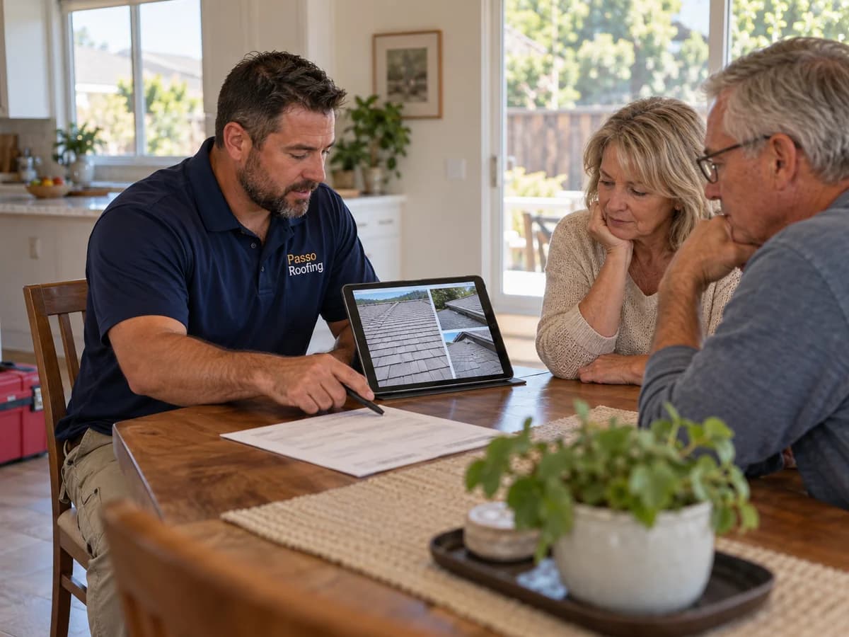 Estimate visit with a written quote