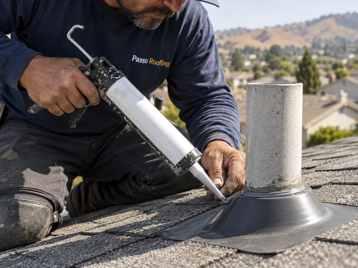 Gutter and flashing maintenance